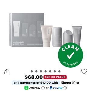 RHODE Skincare Mini Kit - Gray and White